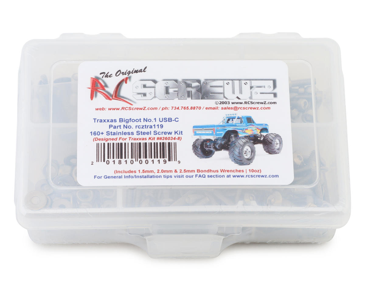 RC Screwz Stainless Steel Screw Kit for Traxxas Bigfoot No.1 – image 1