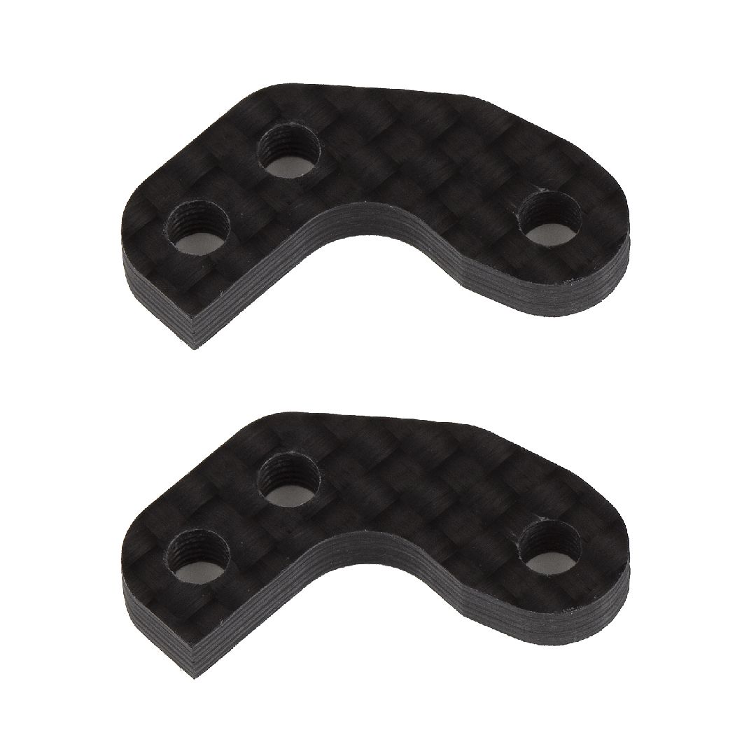 Team Associated RC10B7 Caster Block Link Mount Set, +1mm – image 1