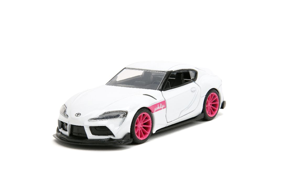 Jada 1/32 "Pink Slips" 2020 Toyota Supra - Glossy White – image 1