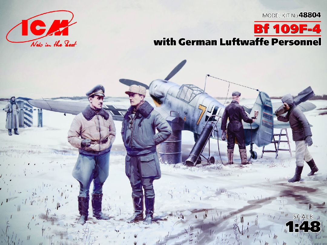 ICM 1/48 Bf 109F-4 with German Luftwaffe Personnel – image 1