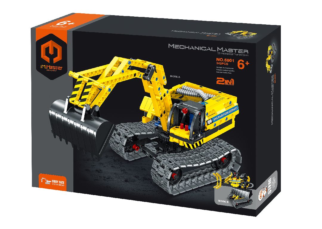 iM.Master Mechanical - Excavator & robot - 342 pcs – image 1