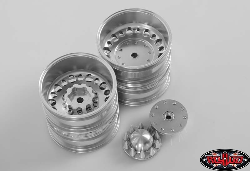 RC4WD Choas Semi Truck Rear Wheels w/Spiked Caps – image 1