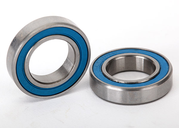 Traxxas Ball bearings, blue rubber sealed (12x21x5mm) (2) – image 1